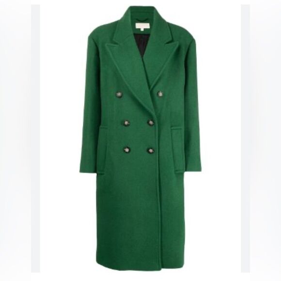 Michael Kors Mensy Double-Breasted Wool Blend Coat, NWT, Size XL - Picture 16 of 16